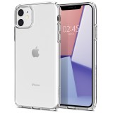 Husa TPU Spigen Liquid Crystal pentru Apple iPhone 11, Transparenta 076CS27179