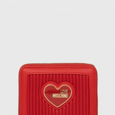 Love Moschino portofel femei, culoarea rosu, JC5619PP1GLA1500