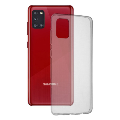 Husa pentru Samsung Galaxy A31, Techsuit Clear Silicone, Transparent foto