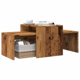 VidaXL Măsuță de cafea, lemn vechi, 100x48x40 cm, lemn prelucrat