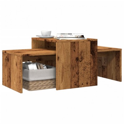 vidaXL Măsuță de cafea, lemn vechi, 100x48x40 cm, lemn prelucrat 856054 foto