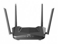 D-Link AX1500 Wi-Fi Router, DIR-X1560; Wireless Speed: 1200Mbps + 300Mbps; SDRAM: 256MB; Flash: 128MB; 4 External Fixed Antennas; Wi-Fi 6 (802.11ax), foto