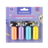 Set mini markere, Starpak, Kitty, 4 culori