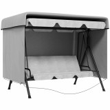 Outsunny Husă pentru mobilier de grădină, husă de protecție pentru mobilier exterior, 215 cm x 155 cm x 150 cm, Gri | Aosom Romania