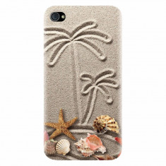 Husa silicon pentru Apple Iphone 4 / 4S, Beach Sand