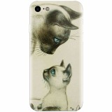 Husa silicon pentru Apple Iphone 5c, Little Cat