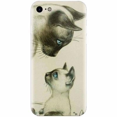 Husa silicon pentru Apple Iphone 6 Plus, Little Cat foto