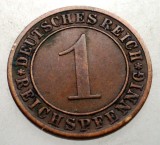 B.158 GERMANIA WEIMAR 1 REICHSPFENNIG 1931 A