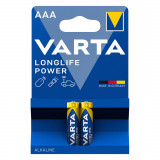 Baterii Alcaline AAA LR3 1.5V Varta Blister 2