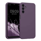 Husa Kwmobile pentru Samsung Galaxy A14 5G, Mov inchis, Silicon, KWM000018GD039C