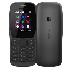 Telefon mobil Nokia 110, ecran 1.77 inch, 4 MB, 4 MB RAM, Dual SIM, radio FM, 2 G, 800 mAh, Black