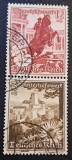 Germania (Deutsches Reich 1941) Pereche Verticală "Winterhilfswerk 1941 " (12+6Pf Viena &amp; 3+2Pf Burgenland, Ștampilat / Used) CLK1