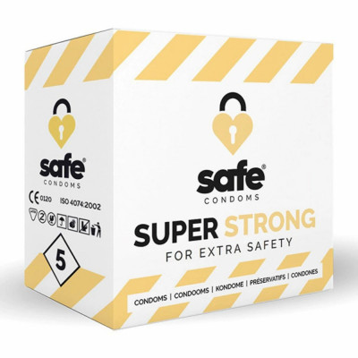 Prezerwatywy wzmocnione - Safe Super Strong 5 szt foto