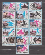 A12 S3 4 - TIMBRE FOARTE VECHI - Ajman - Jocurile olimpice Munhen 1972