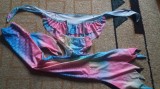 2 costume sirena fetite si coada inot, One size