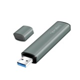 HUB extern LOGILINK, porturi USB: USB-A 3.0 x 3, conectare prin USB-A, aluminiu, prot. supracurent, supratensiune, gri, &quot;UA0395&quot; (timbru verde 0.18 le