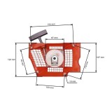 Demaror drujba - compatibil Husqvarna 357XP