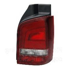 Stop spate lampa VW Transporter/Multivan (T5), 10.2009-2015, Caravelle, Multivan, partea Dreapta, P21/5W+P21W+PY21W+R10W; rosu-alb, fumuriu; fara soc