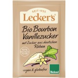 Zahar Vanilat Leckers din Sfecla cu Vanilie Bourbon Bio, Fara Gluten, Vegan, 3x8g