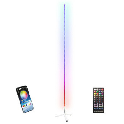 Tub LED stick RGB Ibiza sound 18W 1.5m - alb foto