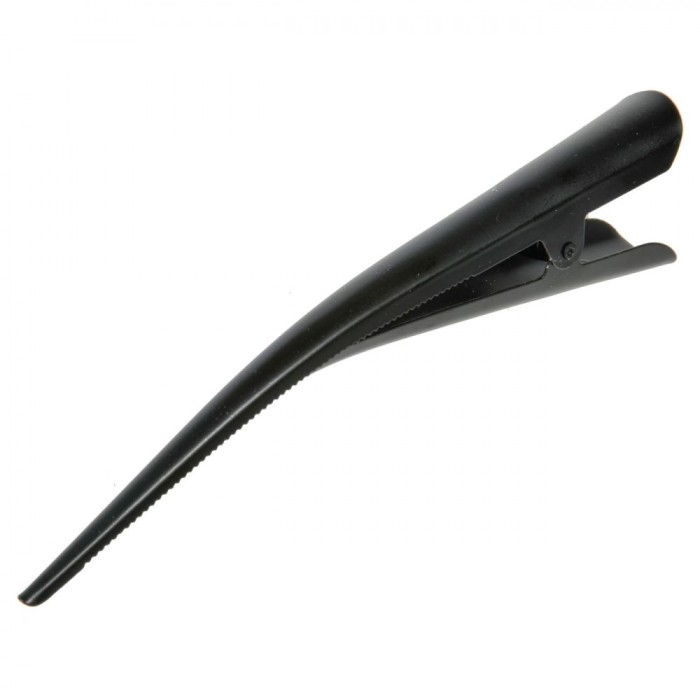 Clips Păr Metalic, Monocolor, Negru, 11.5 cm
