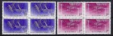 Romania 1958 - Lp 451, Conferinta telecomunicatiilor - Moscova, bloc de 4- MNH, Nestampilat