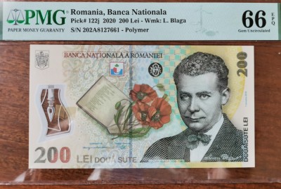 Bancnota 200 RON 2020 foto