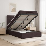 Cumpara ieftin Pat ottoman cu saltea Maro inchis 120 x 200 cm Tesatura