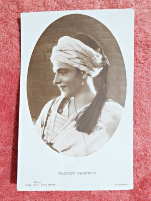 Carte postala, Rudolph Valentino, 1927 foto