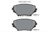 Set placute frana TEXTAR 2358501