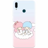 Husa silicon pentru Huawei Y9 2019, Little Twins On Cloud