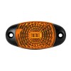 Lampa gabarit auto BestAutoVest 12/24V ovala Portocaliu cu led, 72x34x18mm, cu suport fixare , 1 buc.