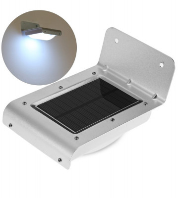 Solar 16 LED Lampă de iluminat pentru exterior cu senzor de mișcare foto