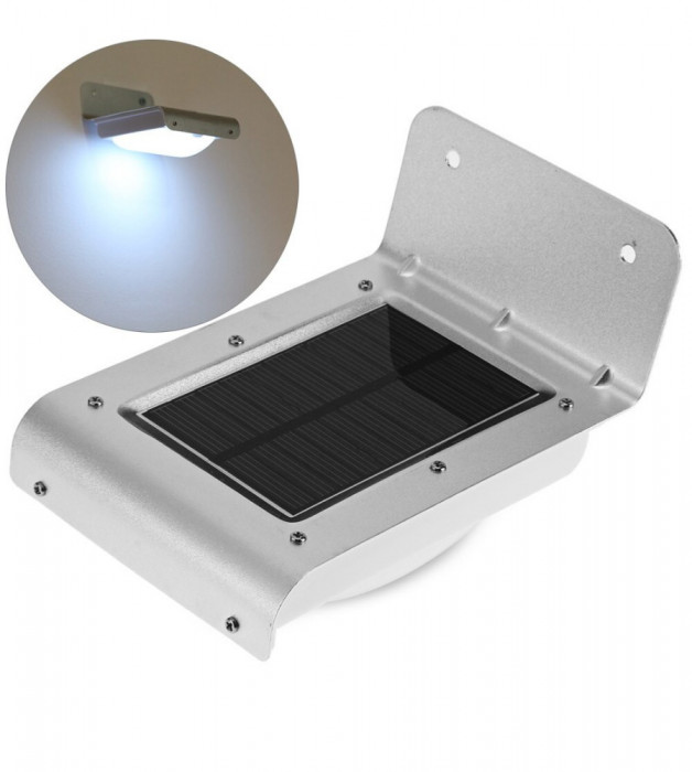 Solar 16 LED Lampă de iluminat pentru exterior cu senzor de mișcare