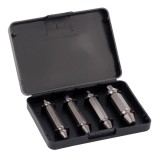 Cumpara ieftin Set 4 extractoare pentru suruburi, otel, cutie de plastic