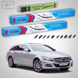 Cumpara ieftin Ștergătoare Mercedes-Benz CLS Shooting Brake X218 2012-2014 | Set Față și Spate Flat &ndash; TeamCar&reg;