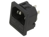 Conector alimentare AC tată 10A 250V