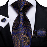 Set cravata + batista + butoni - matase - model 374