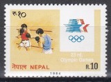 Nepal 1984 - Jocurile Olimpice - Los Angeles, MNH
