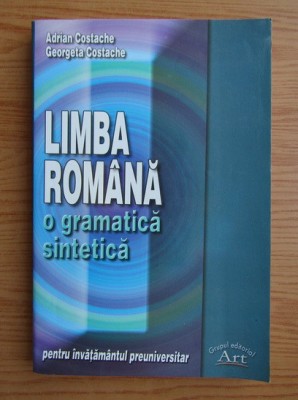 Adrian Costache - Limba romana, o gramatica sintetica foto