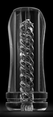 Masturbator Deep Blow Tornado, TPE, Transparent, 16.4 cm foto