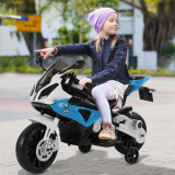 Homcom Motoreta Electrica pentru Copii BMW RR 12V, Negru si Albastru