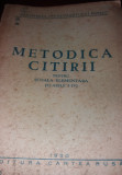 METODICA CITIRII PENTRU CLASELE I-IV