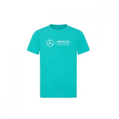 Mercedes AMG Petronas tricou de copii Large Logo green F1 Team 2024 - 152 cm (dětsk&amp;eacute;) foto