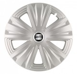 Cumpara ieftin Set 4 Capace Roti, potrivite jantelor de R16, pentru Seat, model glory Gri, Autohelix MSA