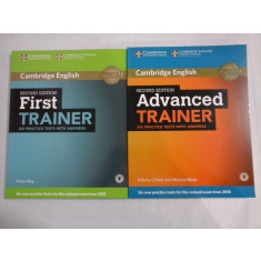 CAMBRIDGE ENGLISH - FIRST TRAINER - ADVANCED TRAINER (second edition) - PETER MAY, FELICITY O&#039;DELL AND MICHAEL BLACK - (2 CARTI)