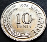 Cumpara ieftin Moneda exotica 10 CENTI - SINGAPORE, anul 1976 * cod 34 = A.UNC, Asia