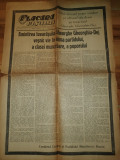 Ziarul flacara iasului 24 martie 1965- moartea lui gheorghe gheorghiu dej