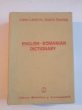 ENGLISH - ROMANIAN DICTIONARY de LEON LEVITCHI , ANDREI BANTAS , 1984