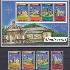 DB1 Montserrat Religie Biserici Diferite Culte MS + set MNH